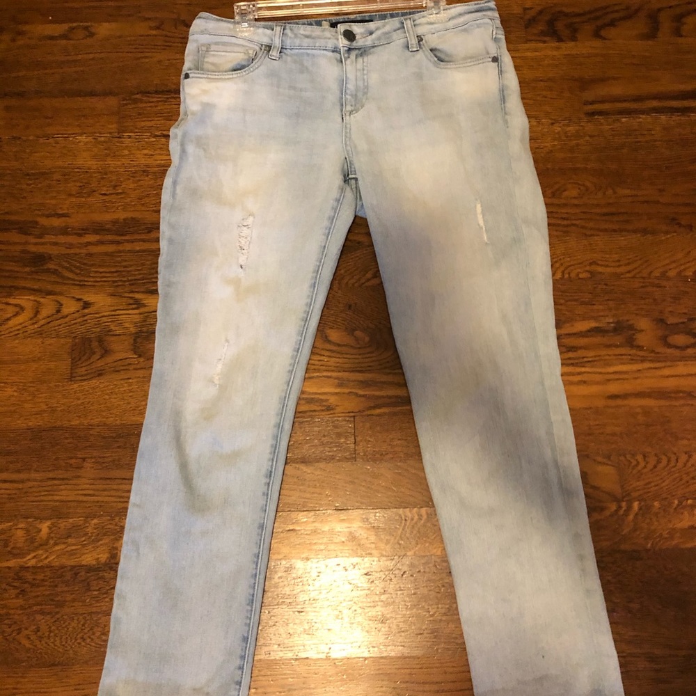 KUT distressed boyfriend jeans